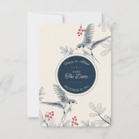 Love Birds Save the Date Announcement