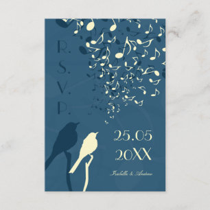 Love Birds Song - RSVP Card