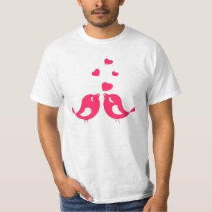 Love Birds Sweethearts Cupid's Kiss T-Shirt