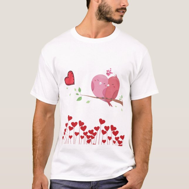 Love Birds  T-Shirt (Front)