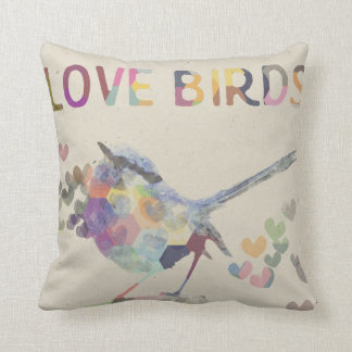 Love Birds Throw Pillow