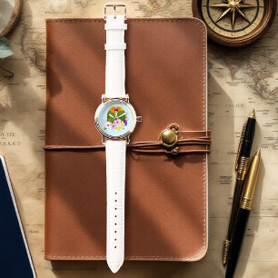 Love Birds Tropical Flowers Watch