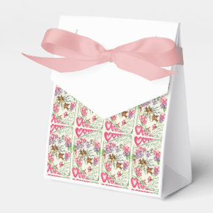 Love Birds Vintage Valentine's Day Party Favour Bo Favour Box