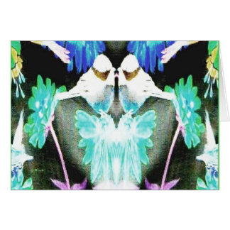 Love Birds Wedding Card