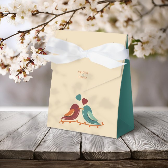 Love Birds Wedding Favour Box (Creator Uploaded)