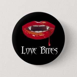 Love Bites 6 Cm Round Badge