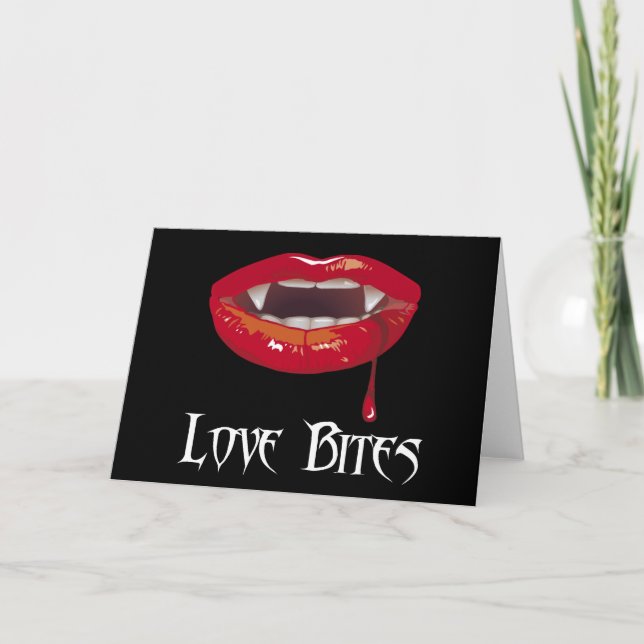 Love Bites Holiday Card (Front)