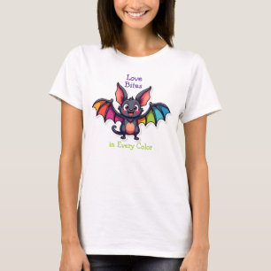 🦇🌈Love Bites in Every Colour T-Shirt