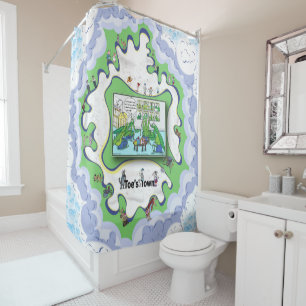 Love Bites… Literally Dry Logic Humor Shower Curtain