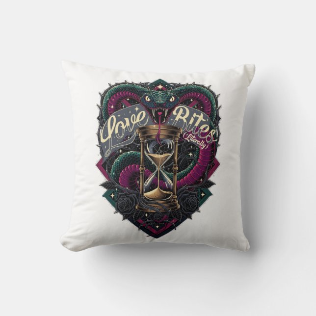 Love Bites (Literally) T-Shirt | Venomous Valentin Cushion (Front)