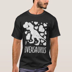 Love Bites Saurus T-rex Dinosaur Valentines Day T-Shirt