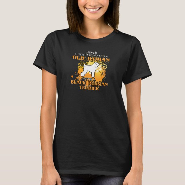 love Black Russian Terrier Funny Gift T-Shirt (Front)
