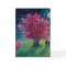 Love - Blank greeting art card - Moon