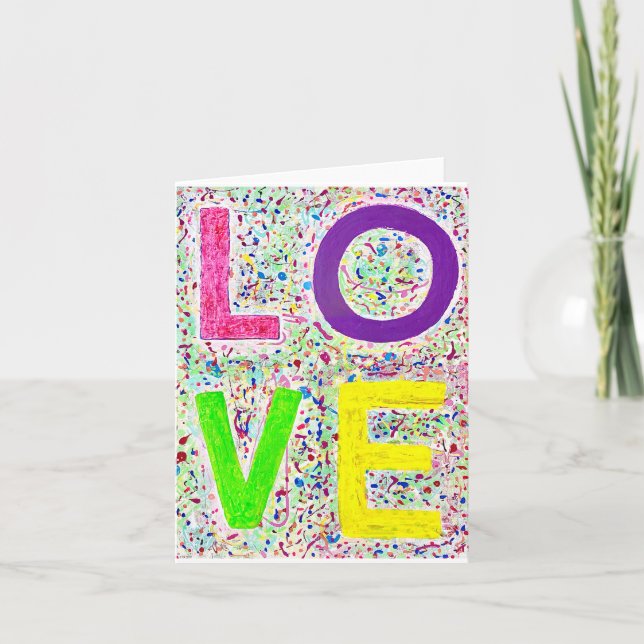 LOVE Blank Note Card (Front)