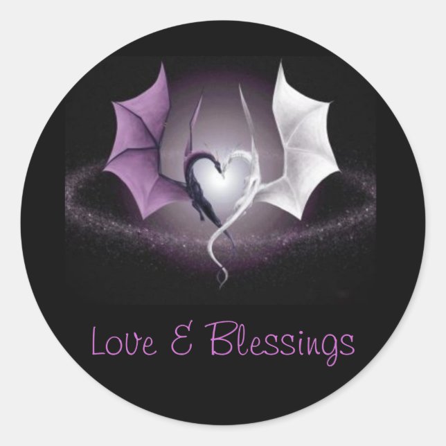 Love & Blessings Sticker (Front)