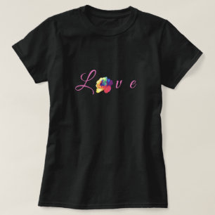 Love Blooms Rainbow Rose T-Shirt