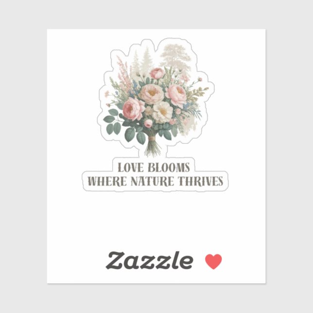 Love Blooms with Nature (Sheet)