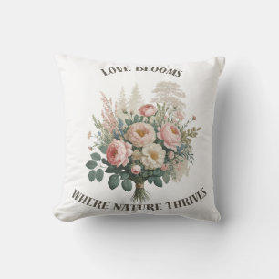 Love Blooms with Nature Cushion