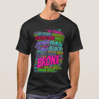 Love Boogie down Bron new york city Pride clipart  T-Shirt