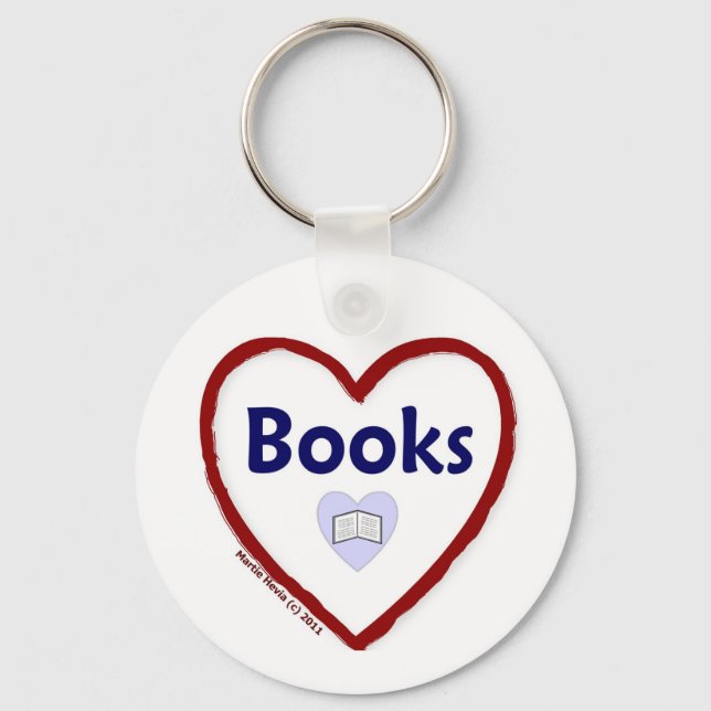 Love Books Key Ring (Front)