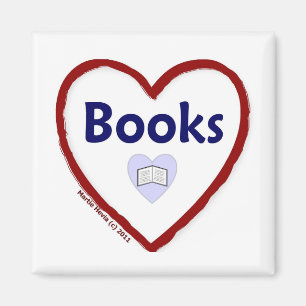 Love Books Magnet