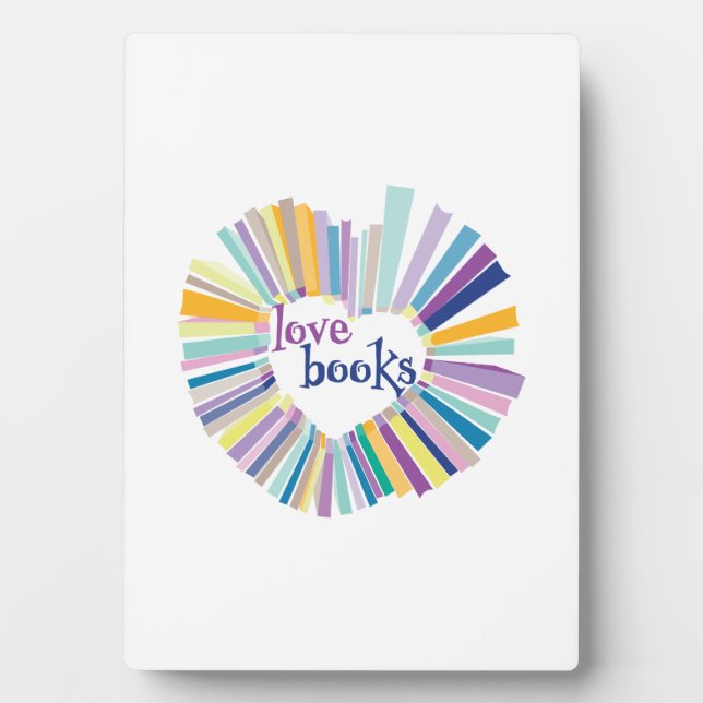Love Books Plaque (Front)