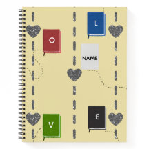 Love Books Spiral Notebook 