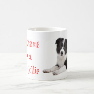 Love Border Collie Puppy Dog Coffee Mug