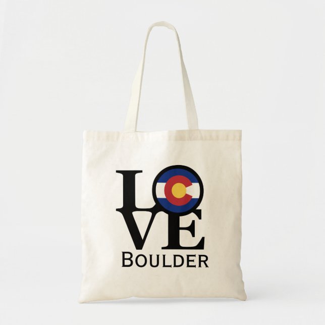 LOVE Boulder Colorado Tote (Front)
