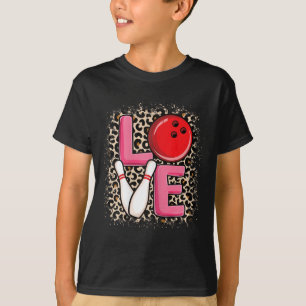 Love Bowling Cute Bowling Women Girls Bowler T-Shirt
