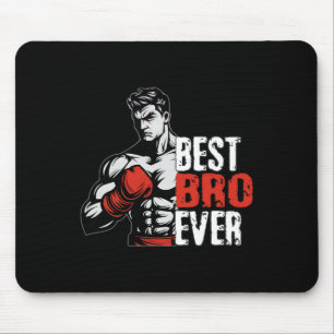 Love Boxing Bro Shirt Boxing Lovers For Boxer Brot Mouse Pad