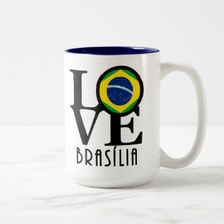 LOVE Brasilia 15oz Two-Tone Coffee Mug