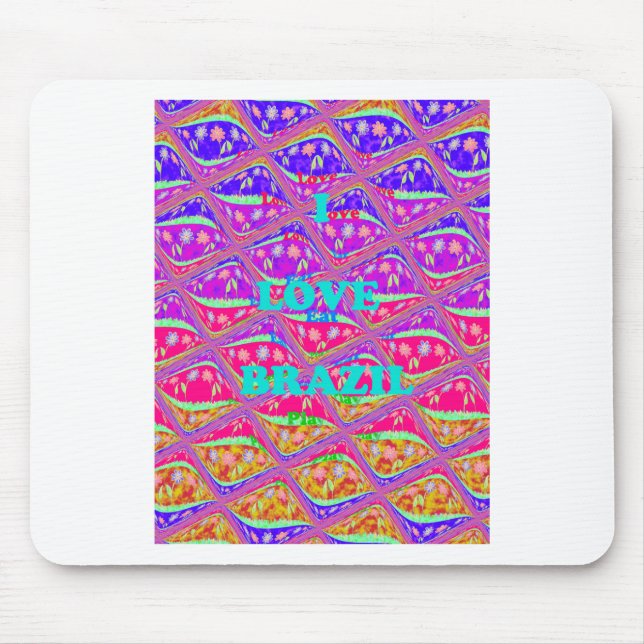 Love  Brazil.png Mouse Pad (Front)