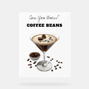Love Brewing Coffee Beans Acrylic Sign