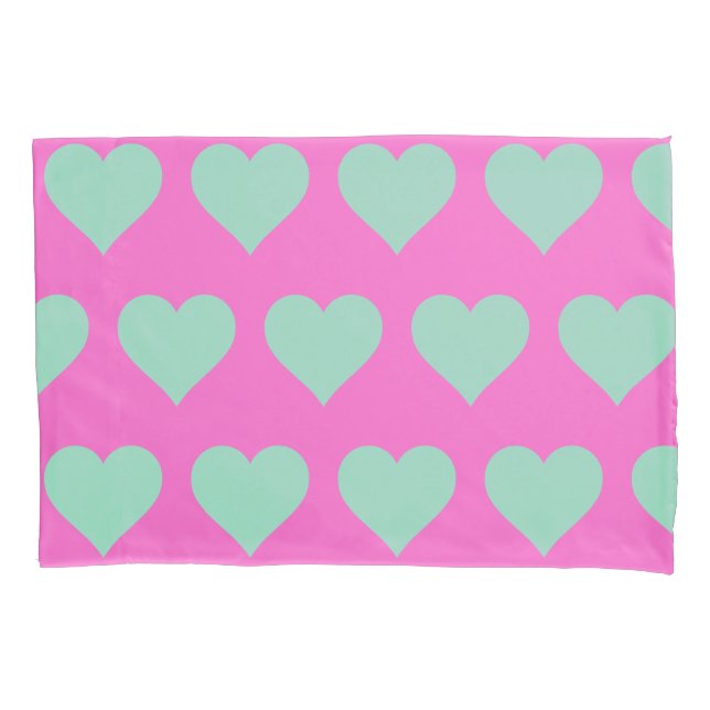 Love Bride & Co Pink Wedding Home Decor Pillowcase (Front-Left)