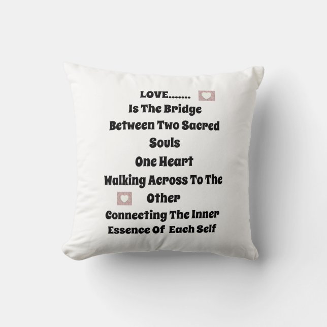Love Bridge Cushion (Front)