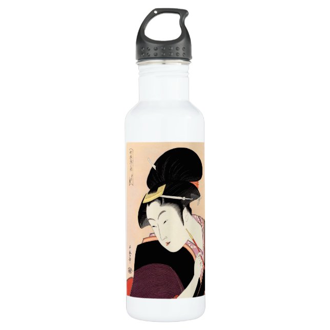 Love Brooding Selected Poems on the Theme of Love 710 Ml Water Bottle (Front)