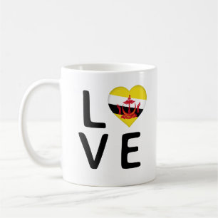 Love - Brunei Flag Coffee Mug