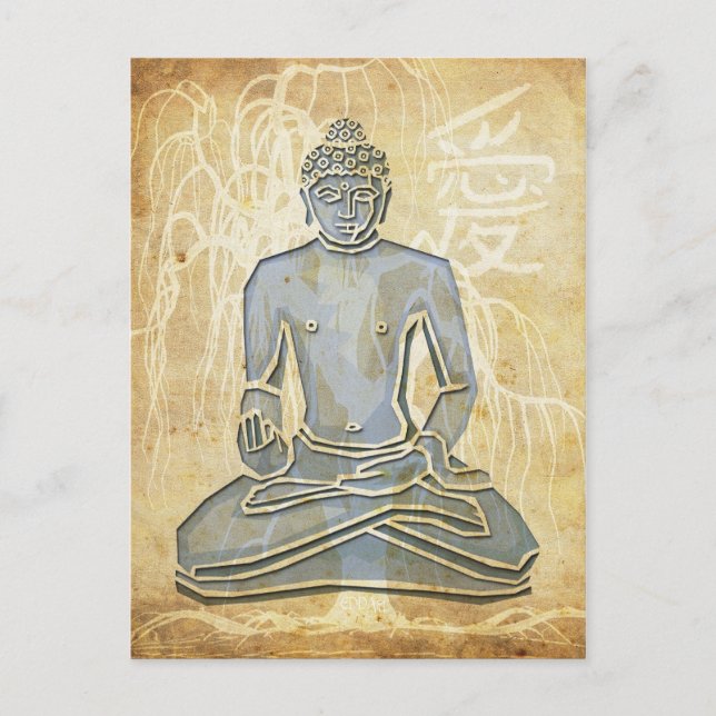Love Buddha Postcard (Front)