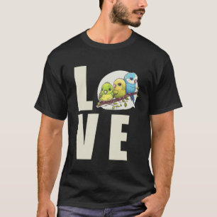 Love Budgie Mom Budgerigar Parakeet Bird Pullover 