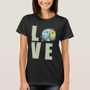 Love Budgie Mum Budgerigar Parakeet Bird 19 T-Shirt