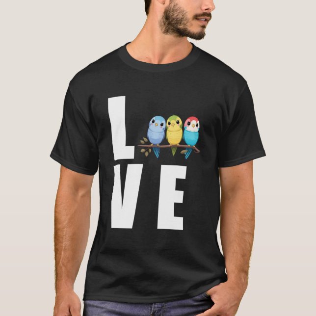 Love Budgie Mum Budgerigar Parakeet Bird Pullover  (Front)