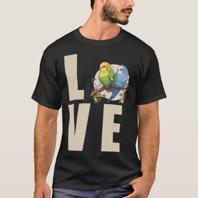 Love Budgie Mum Budgerigar Parakeet Bird Pullover  (Front)