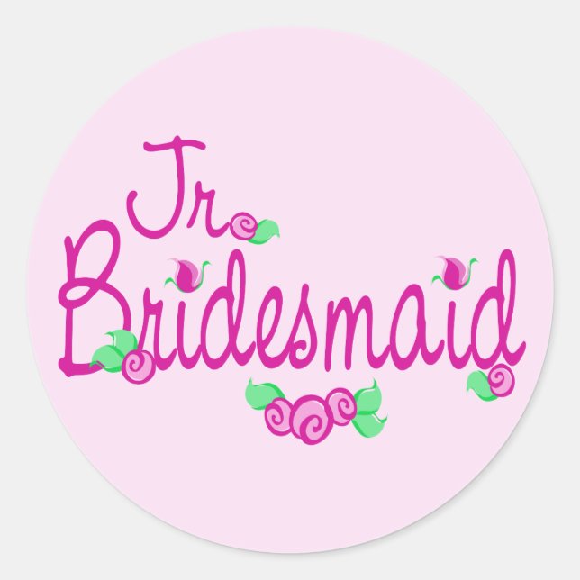 Love Buds/Wedding Classic Round Sticker (Front)