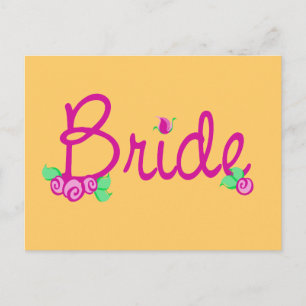 Love Buds/ Wedding Postcard