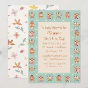Love Bug Baby Shower Invitation