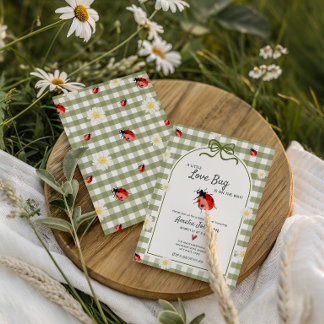 Love Bug Baby Shower Invitation