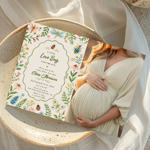 Love Bug Baby Shower Photo Invitation