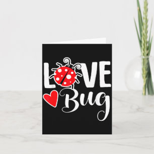 Love Bug Cute Valentine's Day Party Ladybug  Card
