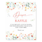 Love Bug Garden Wildflower Diaper Raffle